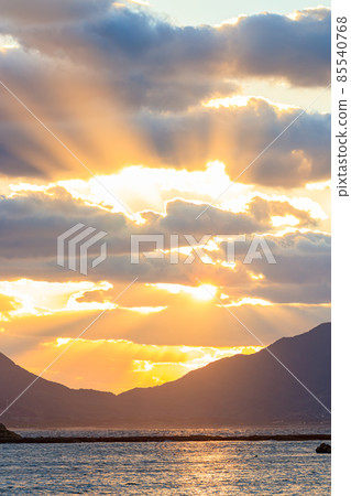 從福岡縣遠賀郡並掛長廊看日落 從福岡縣遠賀郡並掛長廊看日落 85540768