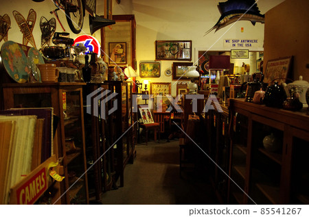 西雅圖 54 號碼頭附近的一家古董店內 85541267