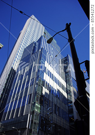 Skyscrapers in Seattle's business district 85541272