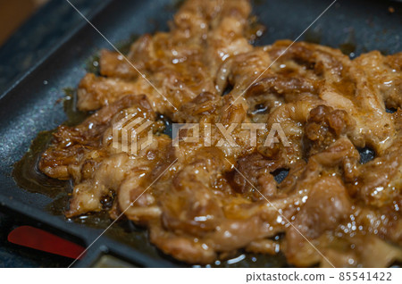 Grilled pork with ginger Grilled pork with ginger 85541422