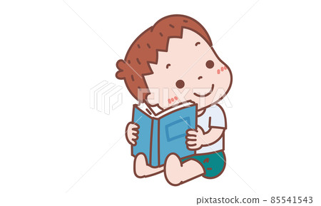 Children reading a book 85541543