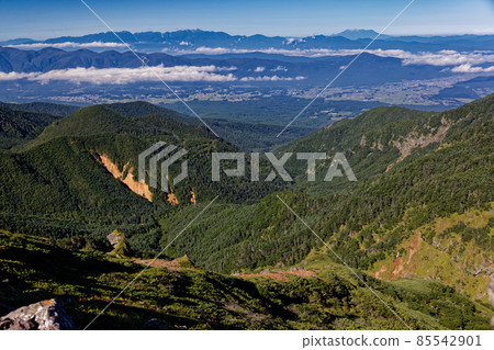 Central Alps, Ontake, seen from the Yatsugatake Mountain Range and Irodake Pass Line 85542901