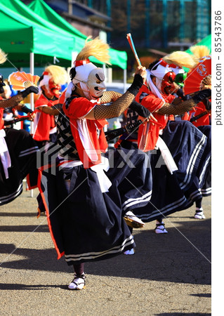 Kitakami City, Iwate Prefecture, folk entertainment, Devil's Sword Dance 85543786