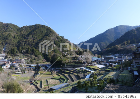田園風光（高知縣仁淀川町） 梯田 85543962