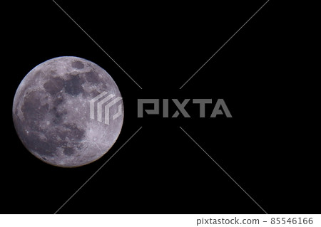 Full moon right space blue moon 85546166