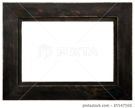Old Vintage classic Golden Wooden mockup canvas frame 85547508