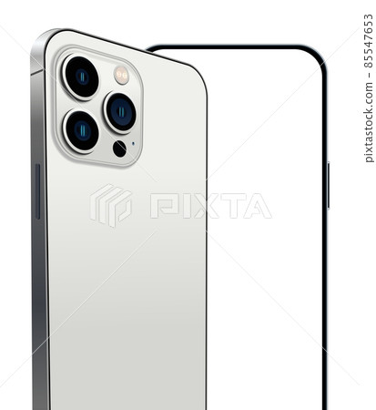 Realistic set of smartphone layouts isolated on a white background. Vector illustration EPS10 Realistic set of smartphone layouts isolated on a white background. Vector illustration EPS10 85547653