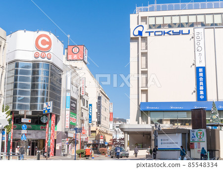 Scenery in front of the station Nagano Station Zenkoji Exit 85548334