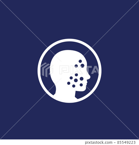 acne or rash vector icon acne or rash vector icon 85549223