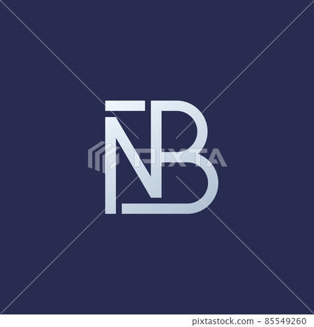 NB letters logo on dark NB letters logo on dark 85549260