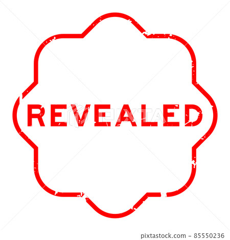 Grunge red revealed word rubber seal stamp on white background Grunge red revealed word rubber seal stamp on white background 85550236