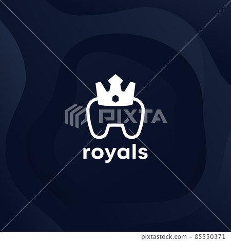 games logo design with gamepad and crown games logo design with gamepad and crown 85550371