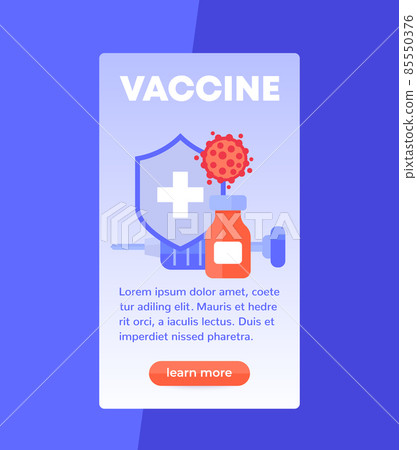 vaccination, antiviral vaccine mobile banner vaccination, antiviral vaccine mobile banner 85550376