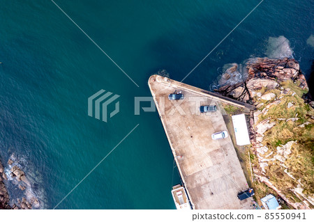 Aerial view of Kincasslagh in County Donegal - Ireland 85550941