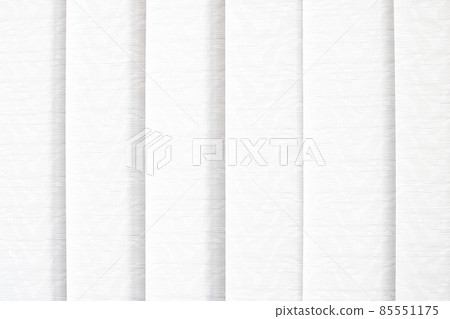 White fabric blinds on the window closeup, background White fabric blinds on the window closeup, background 85551175