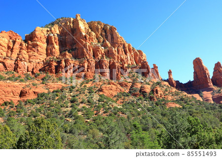 View from Chapel of the Horly Cross Madonna & Child and Tunans Sedona, Arizona View from Chapel of the Horly Cross Madonna & Child and Tunans Sedona, Arizona 85551493