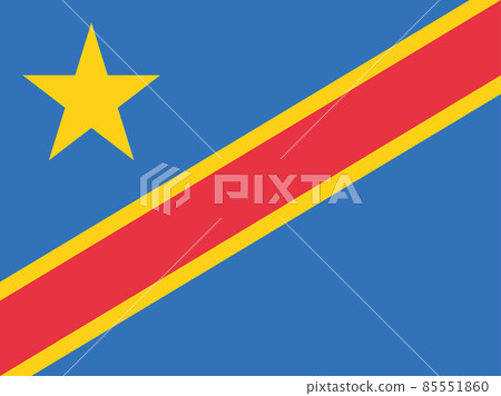 Democratic Republic of Congo official flag 85551860