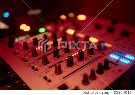 Mixing console for sound producer. Music. Sound. Sound controller. Director's remote. Mixing console for sound producer. Music. Sound. Sound controller. Director's remote. 85554016