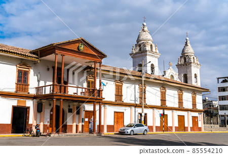 Town hall and Church in Jauja, Peru Town hall and Church in Jauja, Peru 85554210