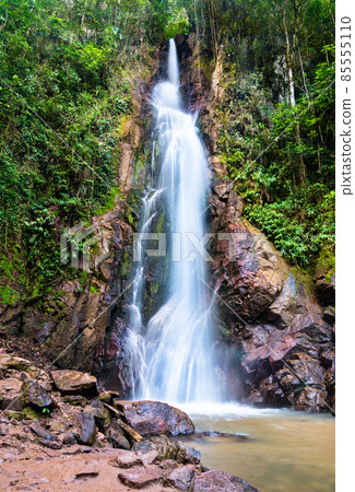 El Tirol waterfall in the jungle of Chanchamayo in Peru 85555110