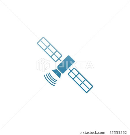 Satellite icon logo design template illustration Satellite icon logo design template illustration 85555262