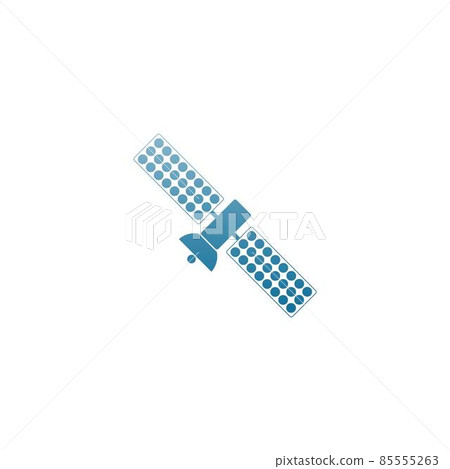 Satellite icon logo design template illustration Satellite icon logo design template illustration 85555263