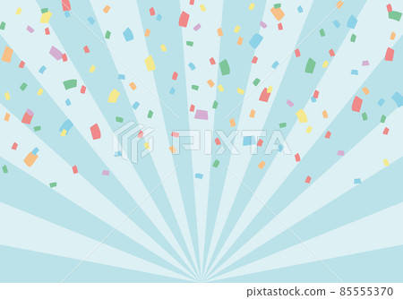Background material for effect lines and confetti (blue) Background material for effect lines and confetti (blue) 85555370