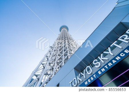 Tokyo Sky Tree and clear blue sky Tokyo Sky Tree and clear blue sky 85556653