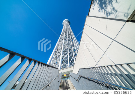 Tokyo Sky Tree and clear blue sky Tokyo Sky Tree and clear blue sky 85556655