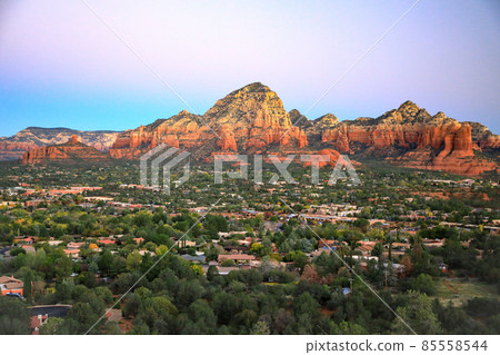 Dawn of Sedona View from the summit of Airport Mesa 85558544