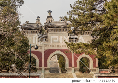 Temple of Azure Clouds (Biyun Temple) in Fragrant Hills Park in Beijing, China Temple of Azure Clouds (Biyun Temple) in Fragrant Hills Park in Beijing, China 85558819