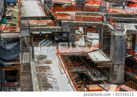 Huge construction site in Macau, China Huge construction site in Macau, China 85559111