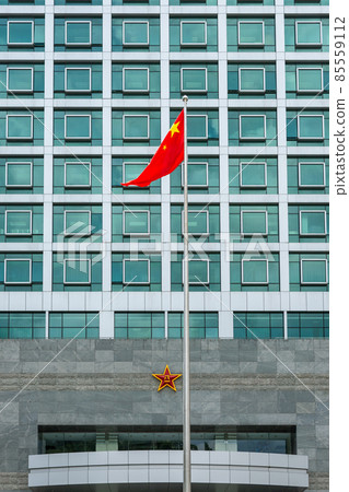People's Liberation Army Macao Garrison headquarter building in Macau, China People's Liberation Army Macao Garrison headquarter building in Macau, China 85559112