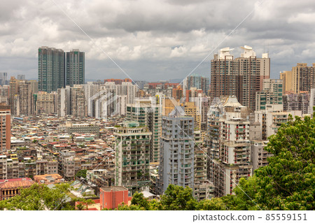 Macau cityscape view from Guia Lighthouse, Macao, China 85559151