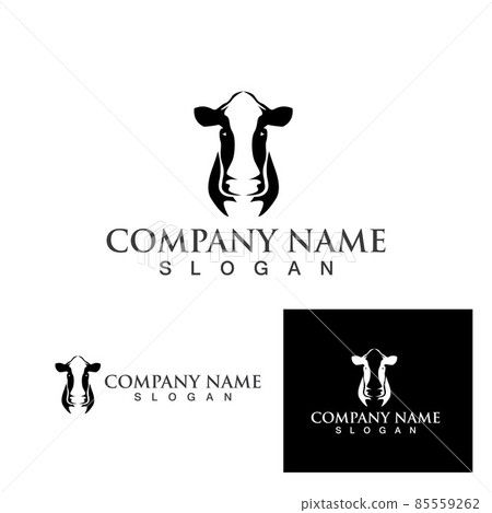 Cow Logo Template vector icon Cow Logo Template vector icon 85559262