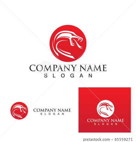 viper snake logo design element. danger snake icon. viper symbol 85559271