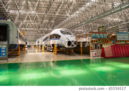 Production hall of CRRC Changchun Railway Vehicles in Changchun, China Production hall of CRRC Changchun Railway Vehicles in Changchun, China 85559317