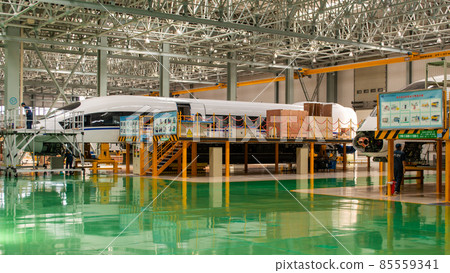 Production hall of CRRC Changchun Railway Vehicles in Changchun, China 85559341