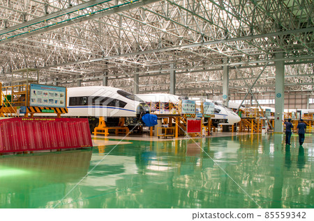Production hall of CRRC Changchun Railway Vehicles in Changchun, China Production hall of CRRC Changchun Railway Vehicles in Changchun, China 85559342
