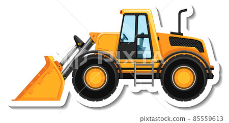 Skid Steer in cartoon style 85559613