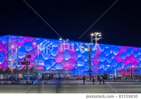 Beijing National Aquatics Center (Water Cube) in Beijing Olympic Park, China 85559830