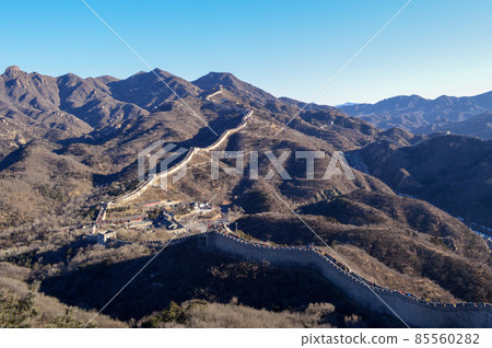 Badaling section of the Great Wall of China near Beijing Badaling section of the Great Wall of China near Beijing 85560282