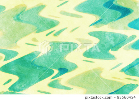 背景材質_水彩紋理_黃綠色 背景材質_水彩紋理_黃綠色 85560454