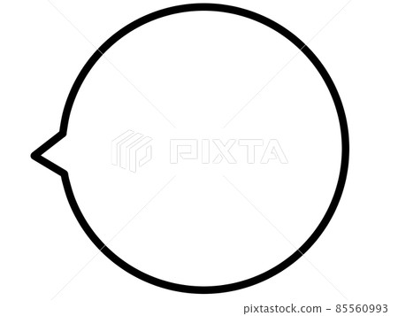 講話泡泡的插圖素材 講話泡泡的插圖素材 85560993