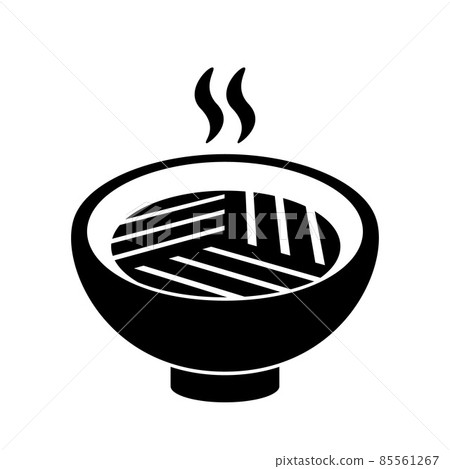 Warm noodles icon 85561267