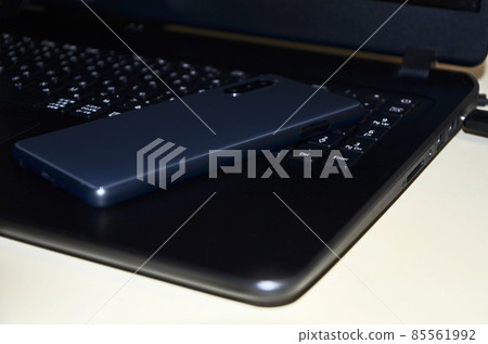 Smartphone and laptop computer Smartphone and laptop computer 85561992