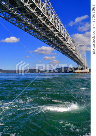 Naruto Bridge and whirlpool tide Naruto Bridge and whirlpool tide 85562068