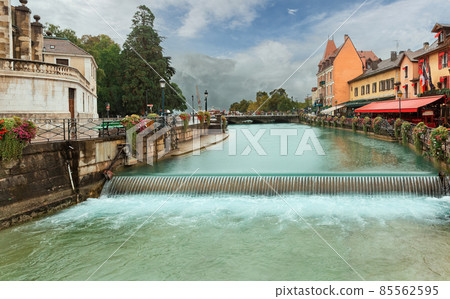 streets of the city of Annecy, France 85562595