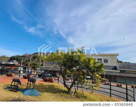 Beautiful Akune Station Hisatsu Orange Railway Akune City Kagoshima Prefecture 85563948