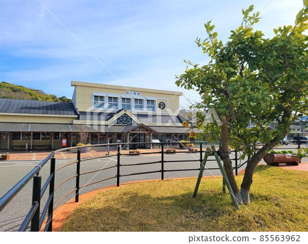 Beautiful Akune Station Hisatsu Orange Railway Akune City Kagoshima Prefecture 85563962
